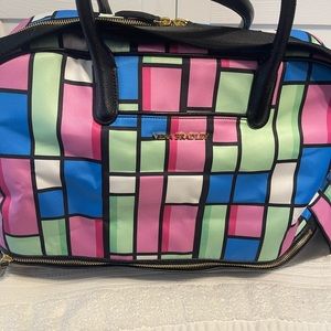 **SOLD** exotic floral grid traveler by Vera Bradley